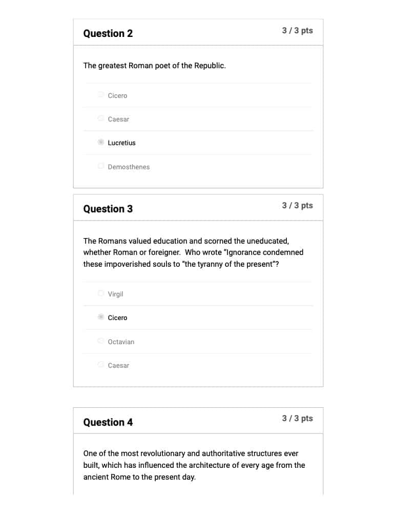 CSTU 101 Quiz 4 Roman Narrative Liberty